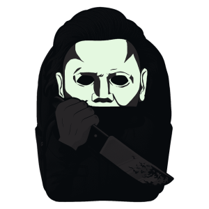 Halloween Michael Myers Cosplay Glow Full-Size Backpack