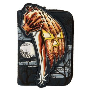 Halloween Michael Myers Jack-O’-Lantern Glow Zip Around Wallet