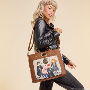 Harry Potter Hogwarts Convertible Backpack & Tote Crossbody Bag