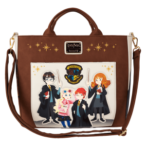 Harry Potter Hogwarts Convertible Backpack & Tote Crossbody Bag