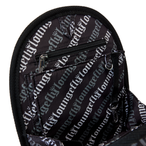 Pok&eacute;mon Pikachu & Mewtwo Glow Nylon Sling Crossbody Bag with Coin Bag