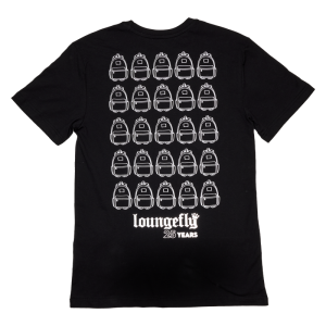 Loungefly 25th Anniversary Logo Black Unisex Tee