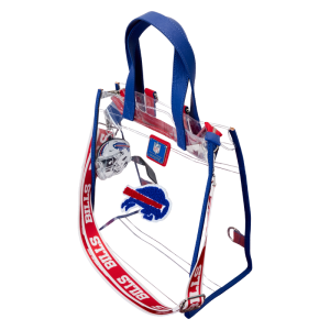 NFL Buffalo Bills Clear Convertible Backpack & Tote Crossbody Stadium Bag