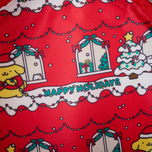 Sanrio Exclusive Pompompurin Santa Hat Light Up Mini Backpack