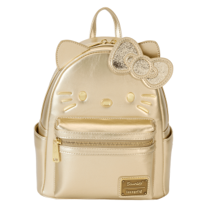 Limited Edition Sanrio Hello Kitty 50th Anniversary Gold Mini Backpack
