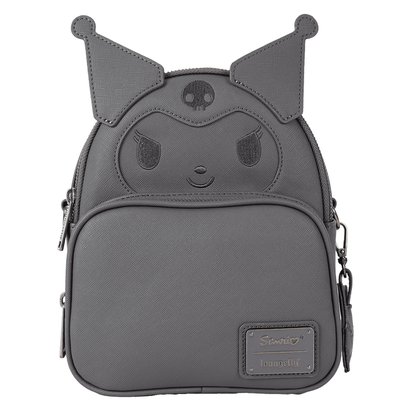 Sanrio Kuromi Monochrome Cosplay Convertible Mini Backpack & Crossbody Bag