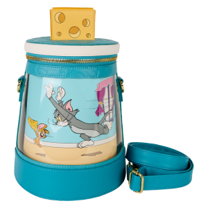 Tom and Jerry Spinning Scene Crossbody Bag