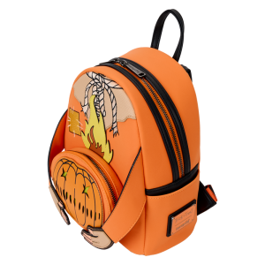 Trick ‘R Treat Flaming Pumpkin Head Sam Light Up Glow Mini Backpack