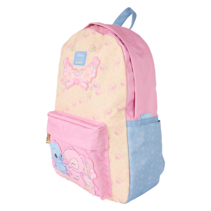 Stitch & Angel All-Over Print Nylon Full-Size Backpack