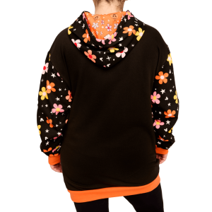 Mickey & Minnie Floral Ghost Glow Unisex Hoodie
