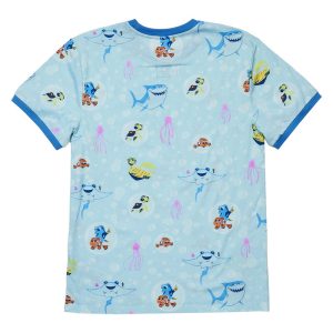 Finding Nemo 20th Anniversary Bubbles All-Over Print Unisex Ringer Tee&nbsp;