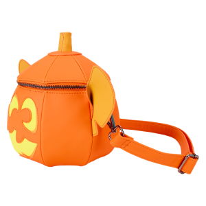 Stitch Pumpkin Head Figural Glow Crossbody Bag