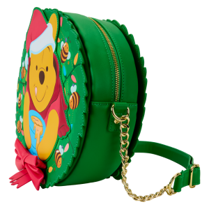 Winnie The Pooh Stuck In Wreath Glow Crossbody Bag