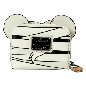 Mickey Mouse Mummy Cosplay Glow Zip Around Wallet