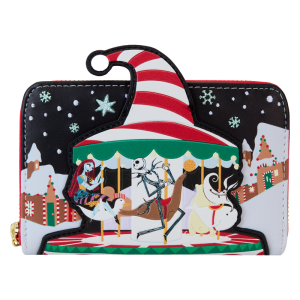 The Nightmare Before Christmas Town Carousel Zip Around Wallet