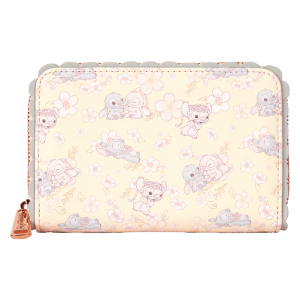 Stitch & Angel Cherry Blossom All-Over Print Zip Around Wallet
